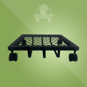 Modelo Yoe Livia Base macetón con ruedas y porta plato 35x35 cm