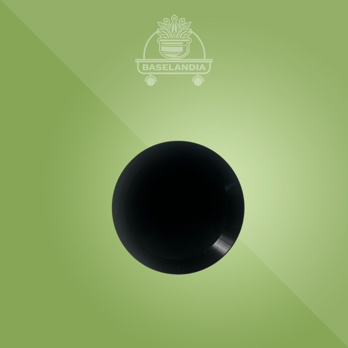 Plato Chico para Bases de Maceta negro