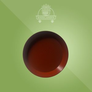 Plato Mediano para Bases de Maceta Café Chocolate